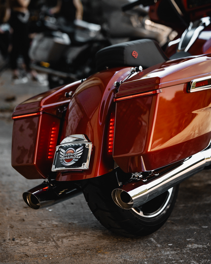 Low Profile LED Saddlebag Lights for 23.5-25