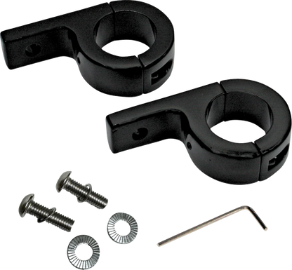 Fog Lamp 1.25" Engine Guard P-Clamp Mounts