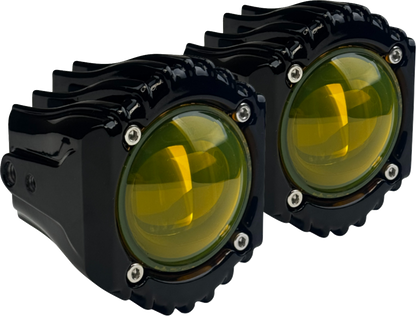 Shark Demon® LED Fog Lights for Harley-Davidson Softail, Touring, & Trike Motorcycles