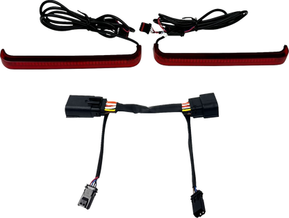Low Profile LED Saddlebag Lights for 23.5-25