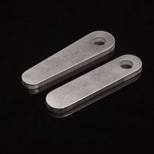 Naked Series Pair of Passenger Peg Mount Block-off Plates for Harley-Davidson Touring