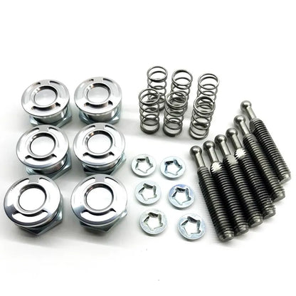 Set of 6 XXX Series Push Pull Fasteners