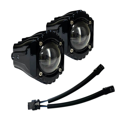 Shark Demon® LED Fog Lights for 2023-2025 Touring w/ Soft Switch Integration